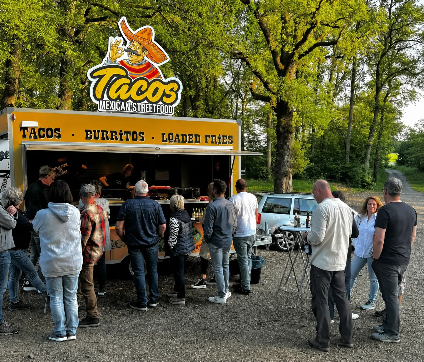 Foodtruck beim Catering in Siegen